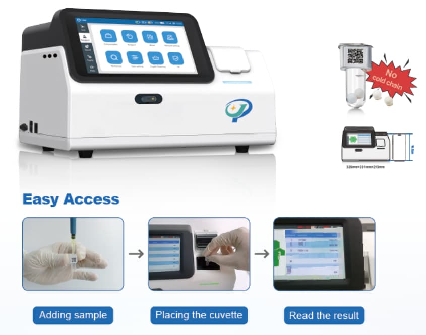 Poclight CLIA POCT em exames preventivos e de diagnóstico de saúde.