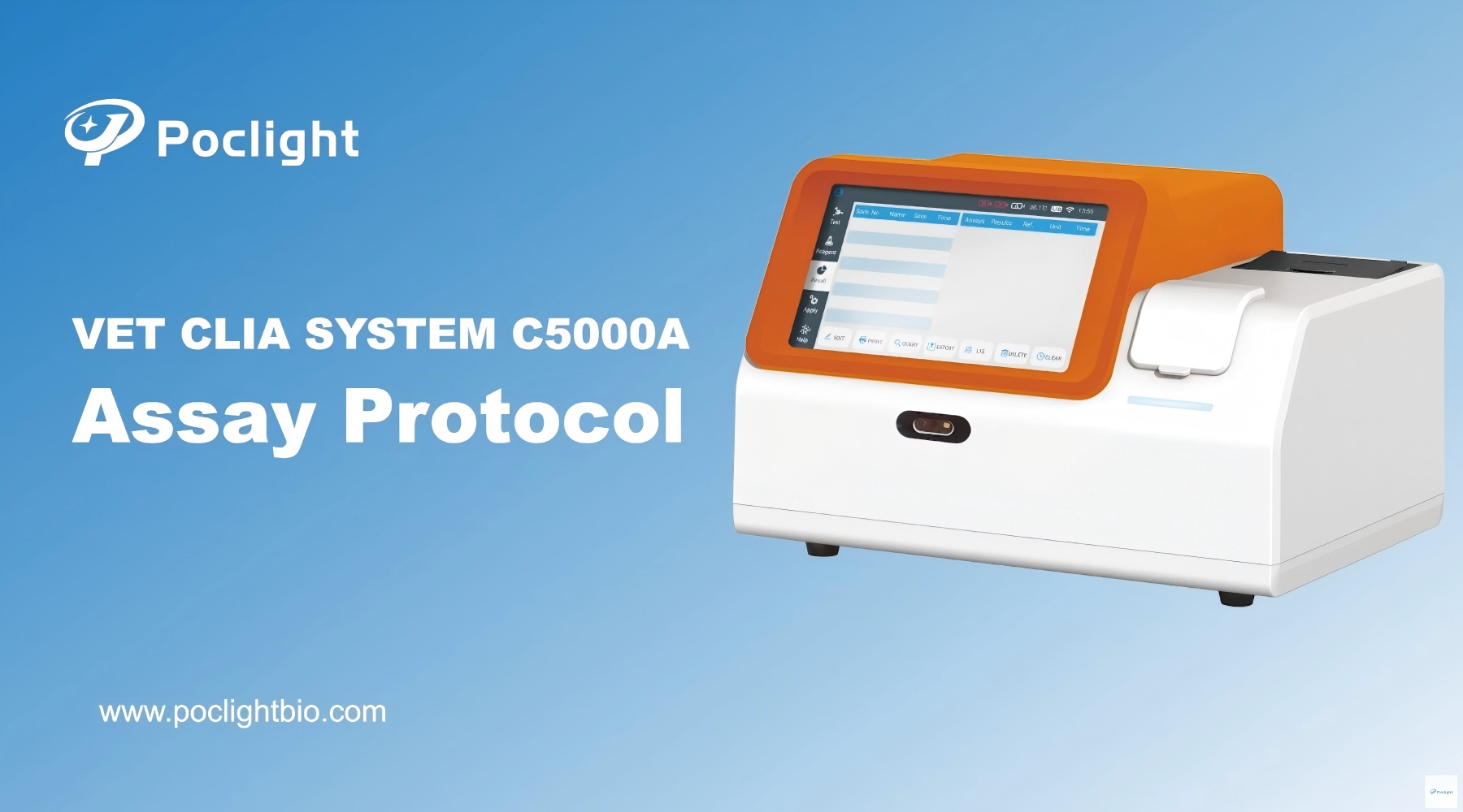 Compacto e portátil, preciso e eficiente — o vet C5000A CLIA redefine a experiência de testes!