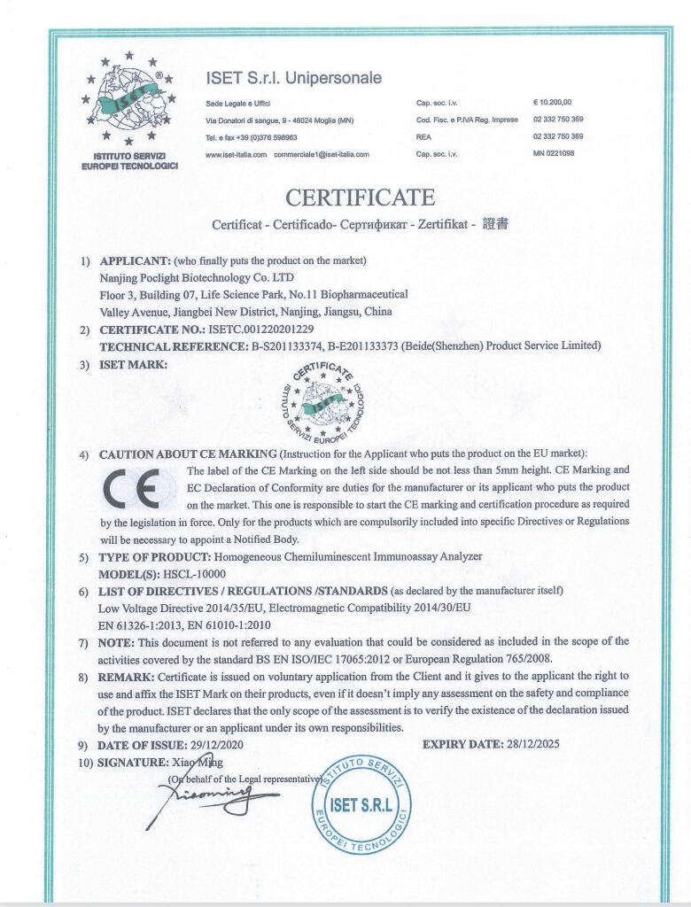 Certificação CE